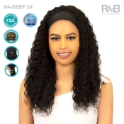 R&B Collection 13A 100% Unprocessed Brazilian Virgin Remy Hair Wet & Wave Headband Wig - PA-DEEP 24